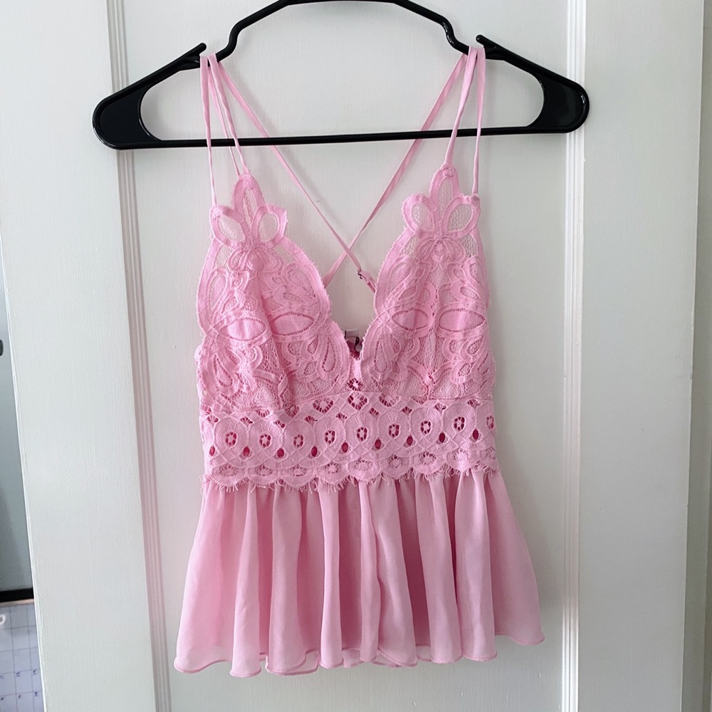 Pink tank top from 3 sisters